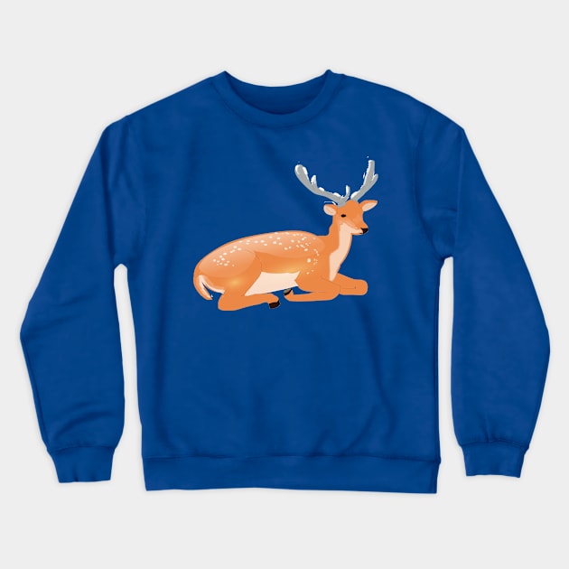 Christmas Deer Crewneck Sweatshirt by holidaystore